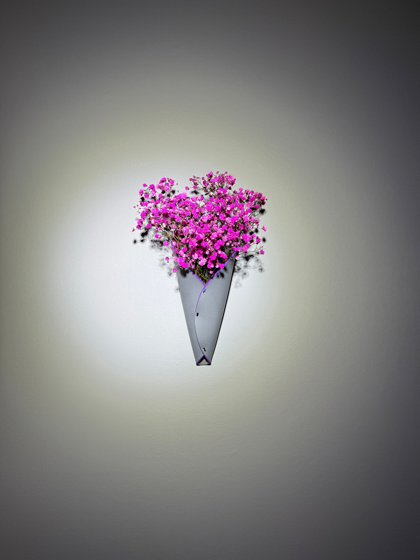 air plant wall sconce Leather wall sconce / vase for air plants, dried flowers or live flowe – Sweeet Bippy!