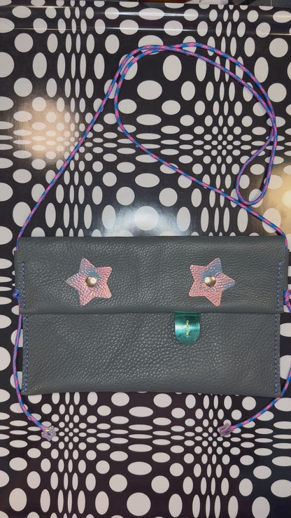 DerpBot Convertible Leather Bag | Handmade Crossbody, Shoulder Bag & Fanny Pack hand sewn