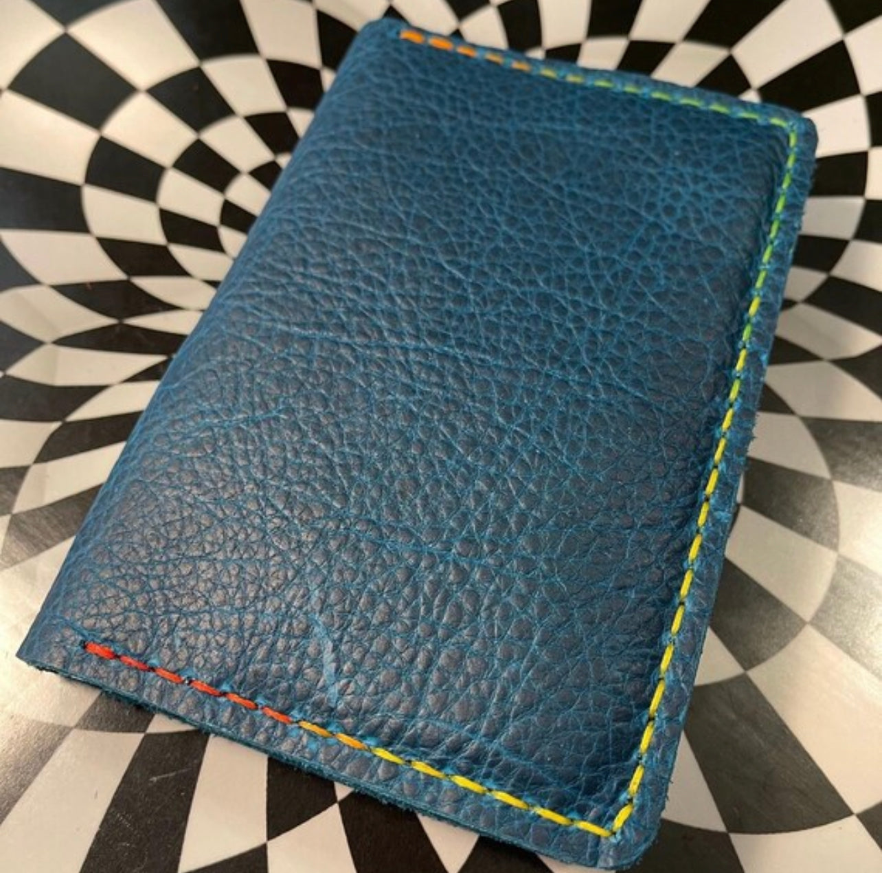 Passport holder/sleeve/cover Handmade bison hide buffalo leather.  Hand sewn unique gift for the traveler!